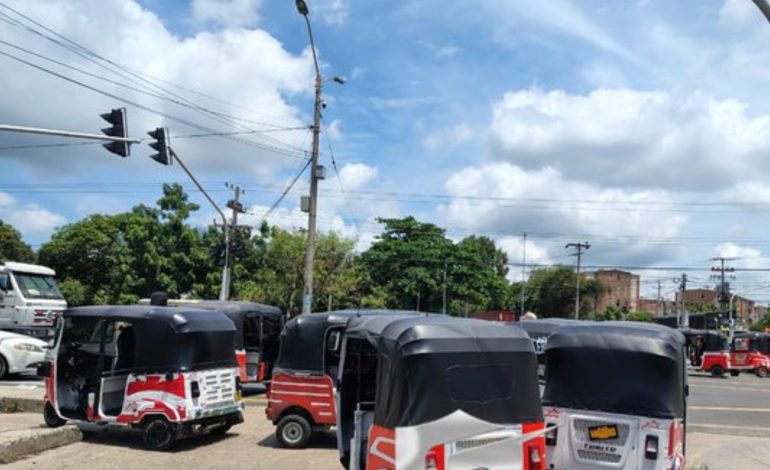  Motocarros en soledad (Atlántico) protesta por la ola de inseguridad

 – Panorama 24