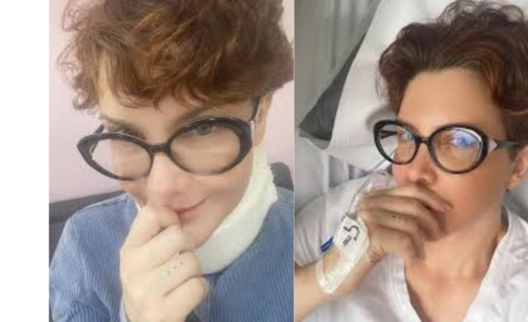  Después de una estadía prolongada en el hospital, la presentadora Margarita Ortega regresa con el cuello ortopédico

 – Panorama 24