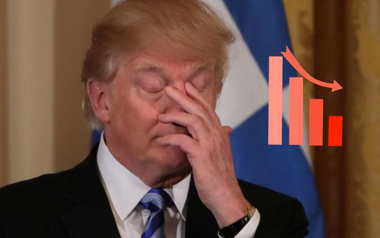  La popularidad de Trump está en el terreno

 – Panorama 24