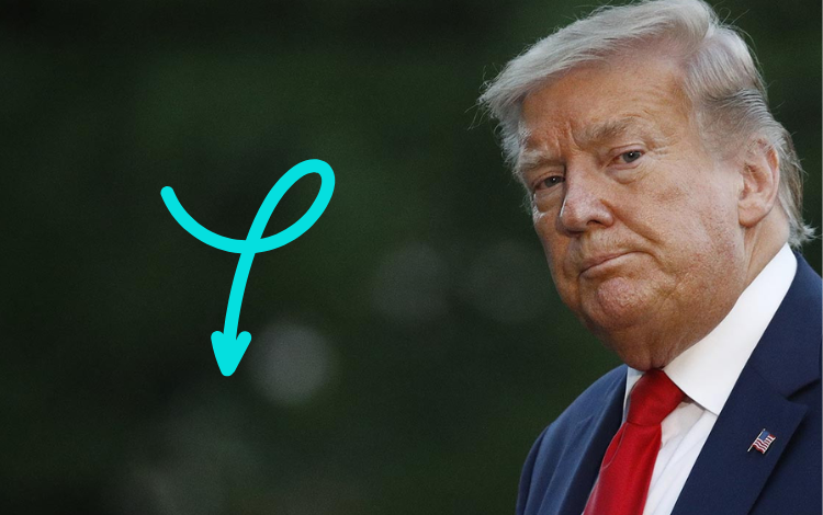  La aprobación de Trump alcanzó una baja histórica – 

 – Panorama 24