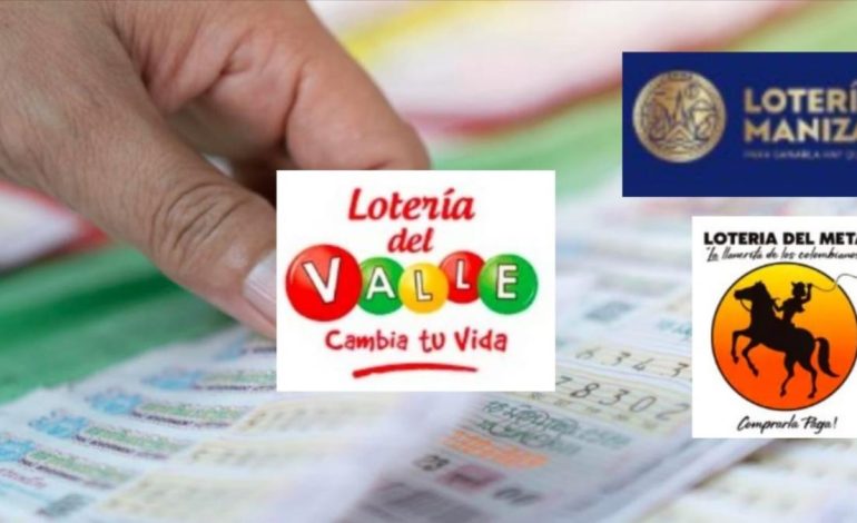  Loterías del Valle, Manizales y Meta, Resultados de sorteo trasero el miércoles 4 de junio.

 – Panorama 24