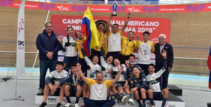  Campeón de Colombia del Junior Panamericano de Ciclismo de pista

 – Panorama 24