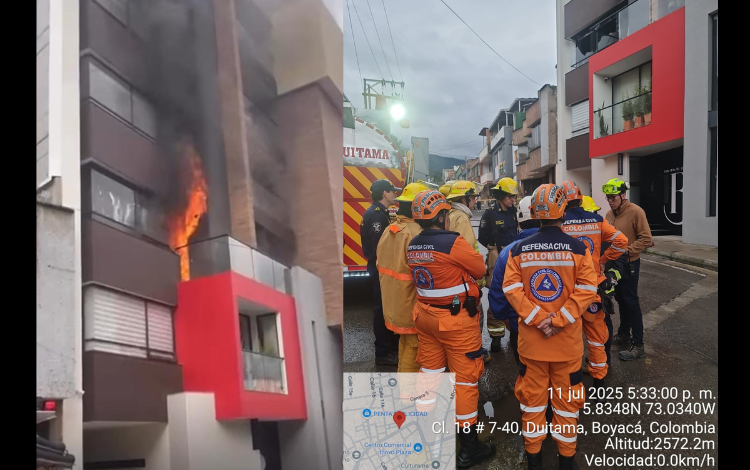  El fuego estructural grave dejó a seis personas afectadas

 – Panorama 24