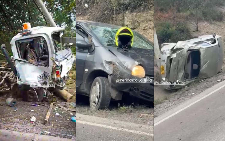  El camión se quedó sin frenos y pasó por cuatro vehículos

 – Panorama 24