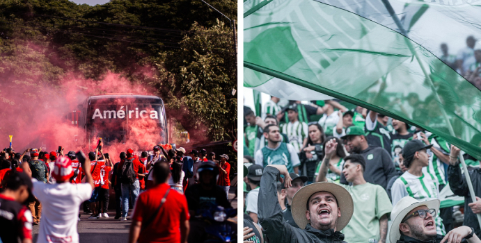  Los fanáticos de AtléTico Nacional y América de Cali se preocupan en Brasil

 – Panorama 24