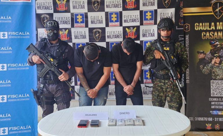  Capturan dos extorsionistas en Casanare

 – Panorama 24