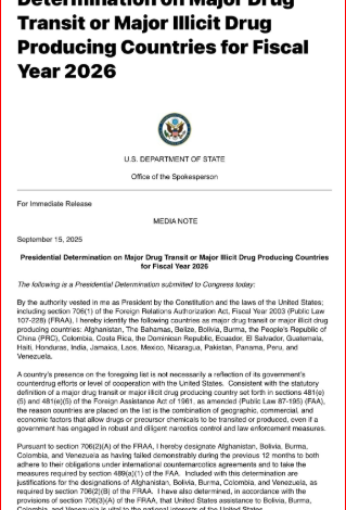  «Estamos muy preocupados por Colombia» Marco Rubio, Secretario de Gobierno de Trump – 

 – Panorama 24
