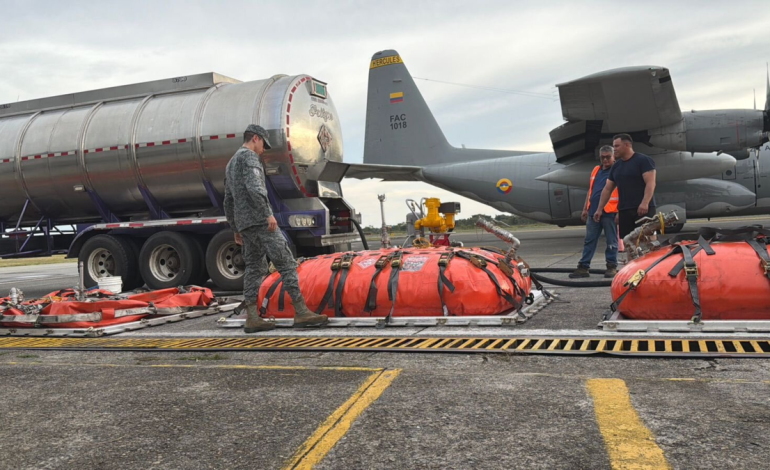  Fuerza Aérea Colombiana envía diésel a Inírida para aliviar el racionamiento energético iniciado el 28 de diciembre

 – Panorama 24