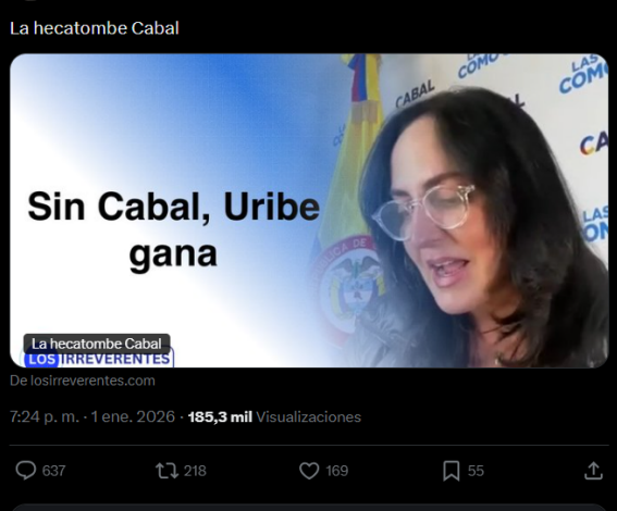  María Fernanda Cabal deja el Centro Democrático: gran polémica por elecciones internas – 

 – Panorama 24