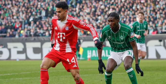  Luis Díaz asistió en la victoria del Bayern sobre el Bremen

 – Panorama 24