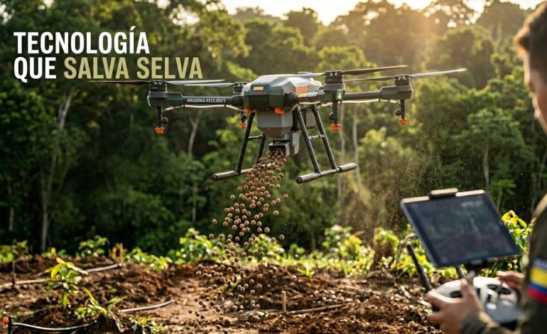  Reforestación con drones en Colombia 

 – Panorama 24