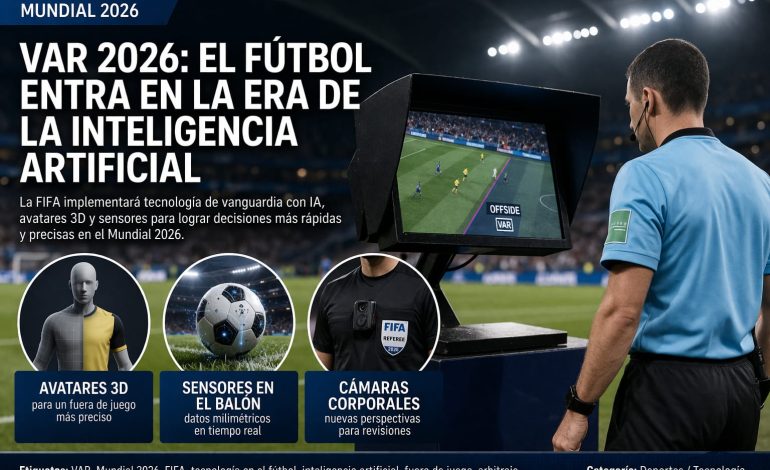  VAR 2026: el fútbol entra en la era de la inteligencia artificial 

 – Panorama 24